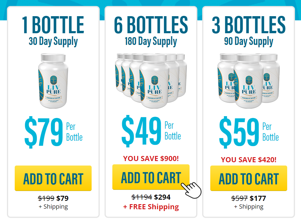 Liv Pure Pricing