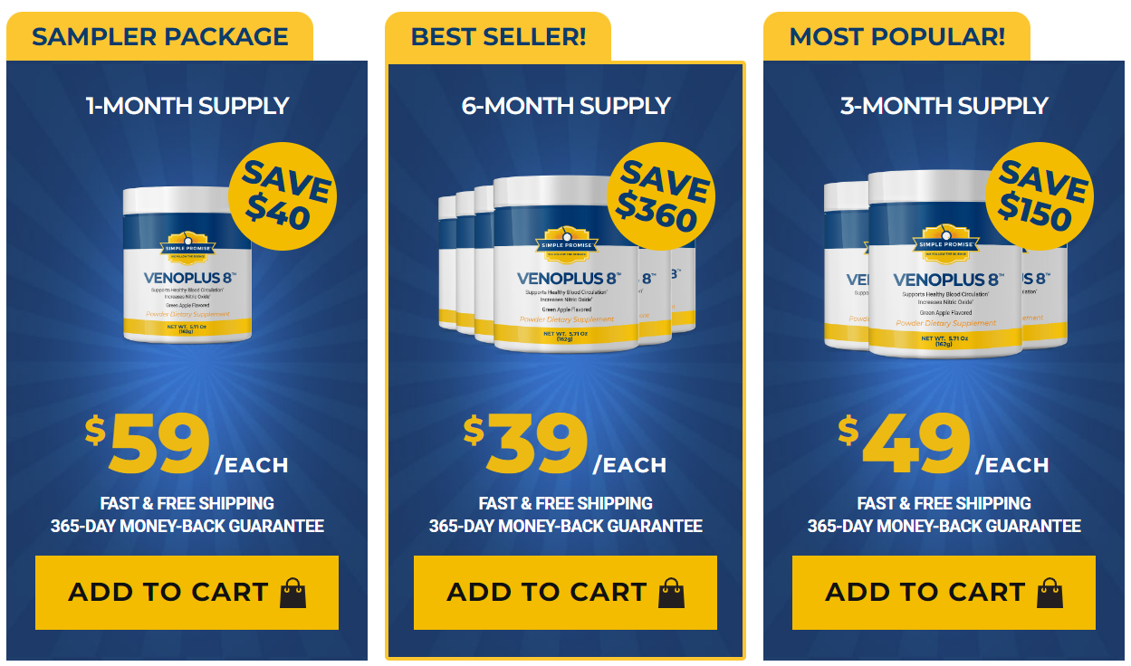 Venoplus8 Pricing